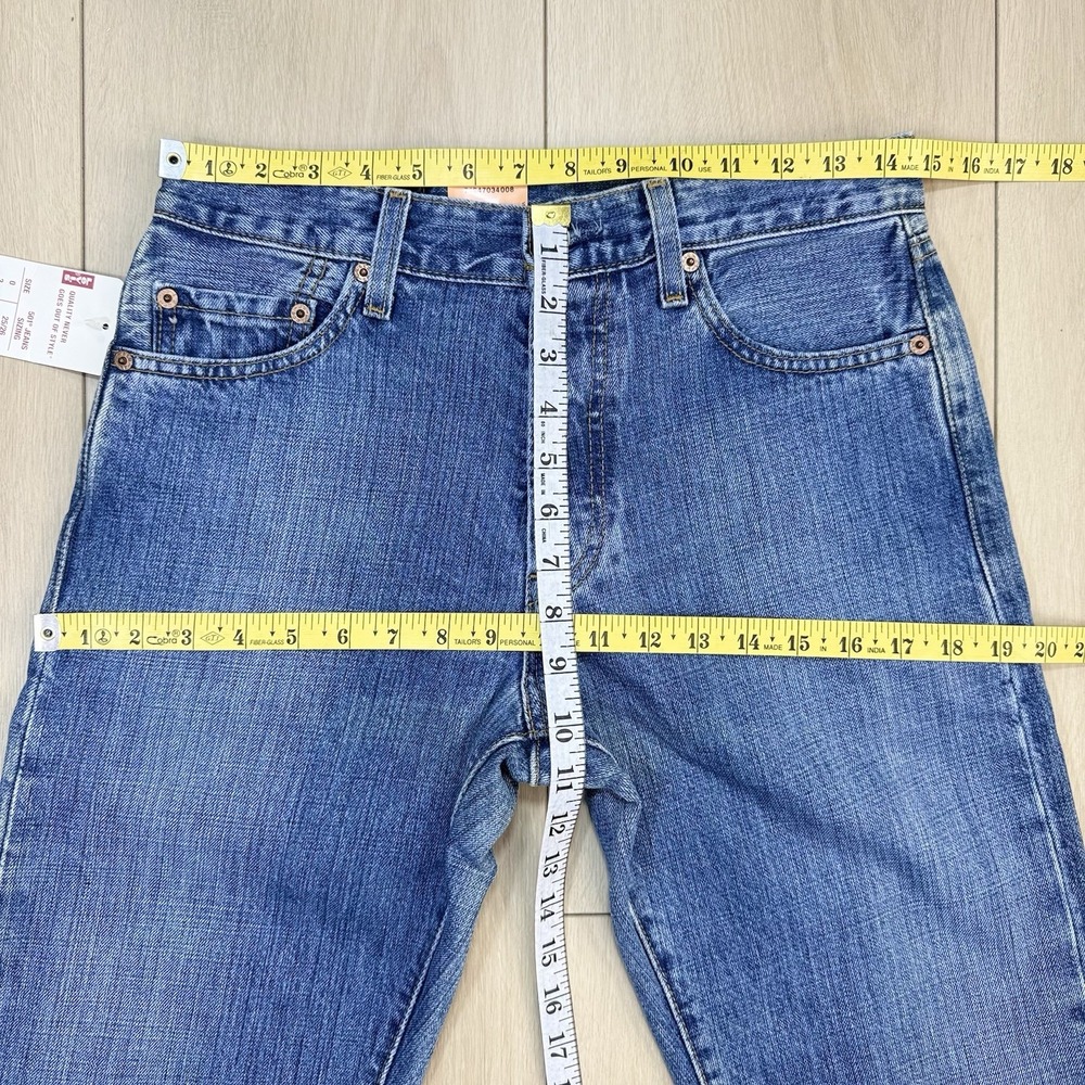 VTG/Y2K Levis 501 Jeans Womens Size 29x31 Blue Straight Leg Button Fly Pants NWT - Picture 6 of 7